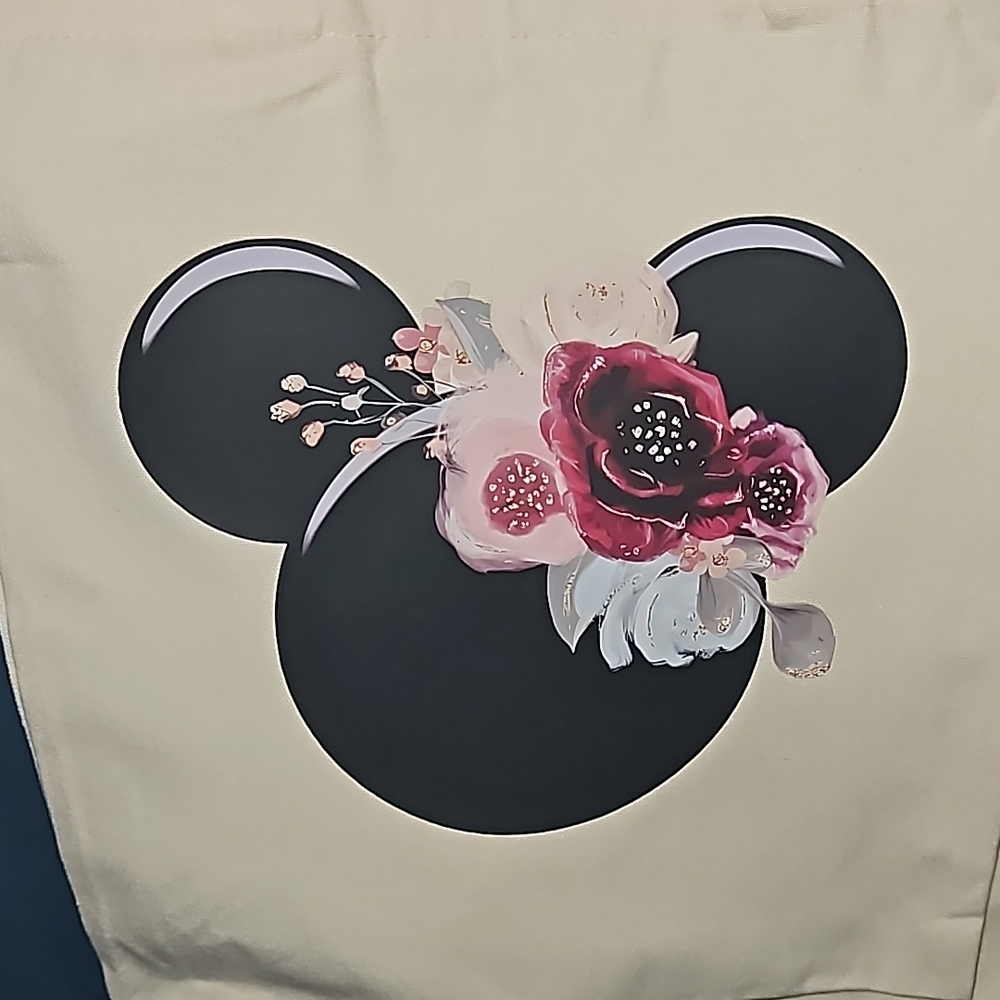 Handmade Floral Minnie Tote Bag